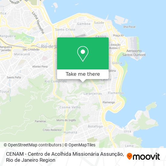 CENAM - Centro de Acolhida Missionária Assunção map