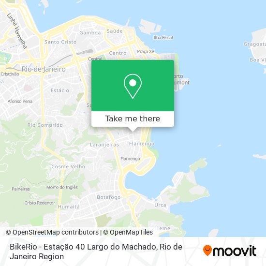 BikeRio - Estação 40 Largo do Machado map