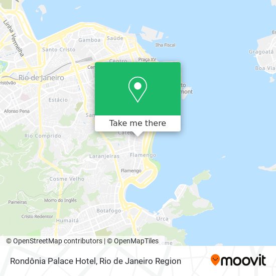 Mapa Rondônia Palace Hotel