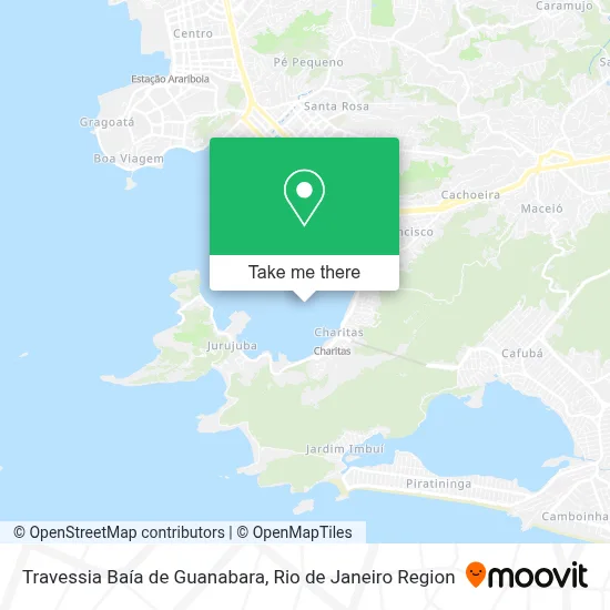 Travessia Baía de Guanabara map