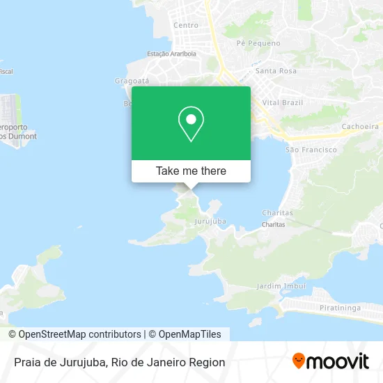 Praia de Jurujuba map