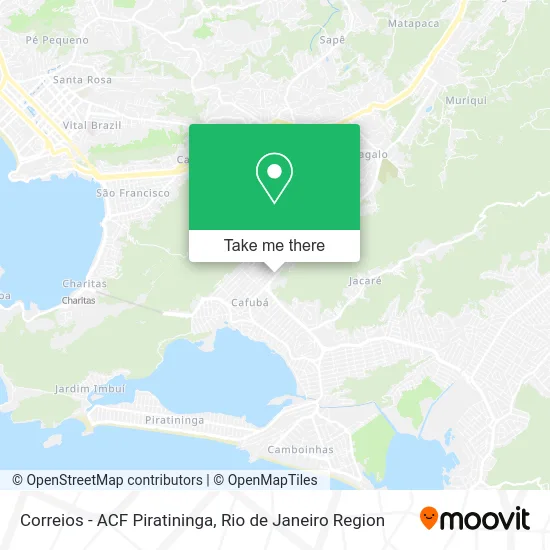 Correios - ACF Piratininga map