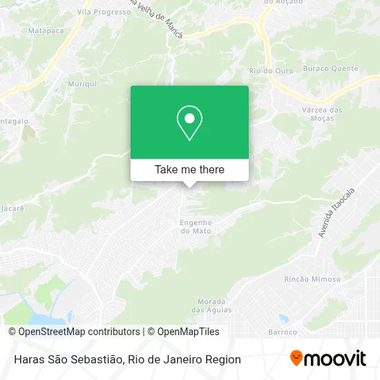 Haras São Sebastião map