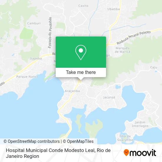 Hospital Municipal Conde Modesto Leal map