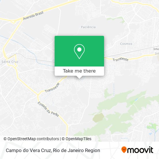 Mapa Campo do Vera Cruz