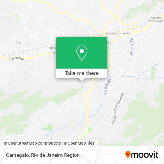 Cantagalo map