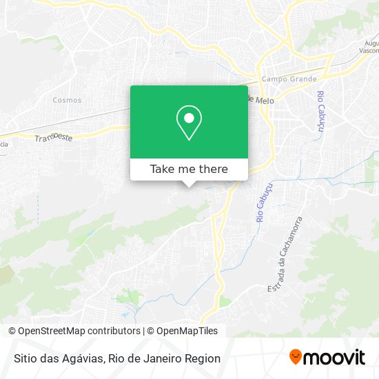 Sitio das Agávias map