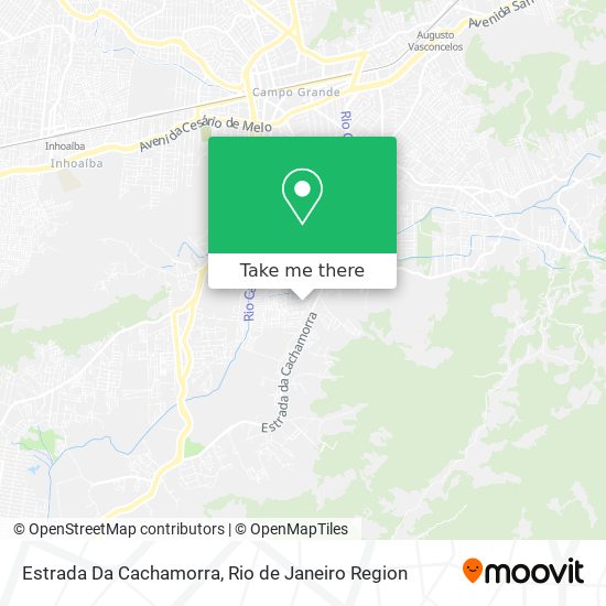 Estrada Da Cachamorra map