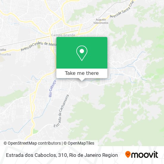 Estrada dos Caboclos, 310 map