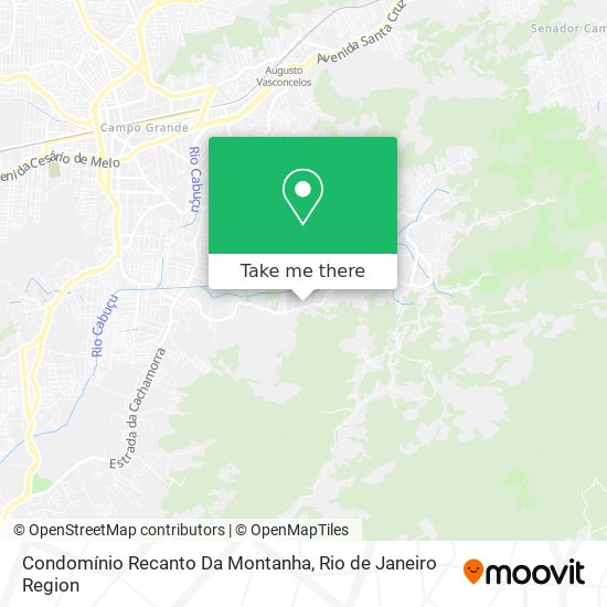 Condomínio Recanto Da Montanha map