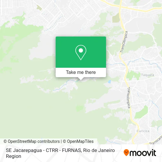 SE Jacarepagua - CTRR - FURNAS map