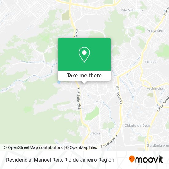 Mapa Residencial Manoel Reis