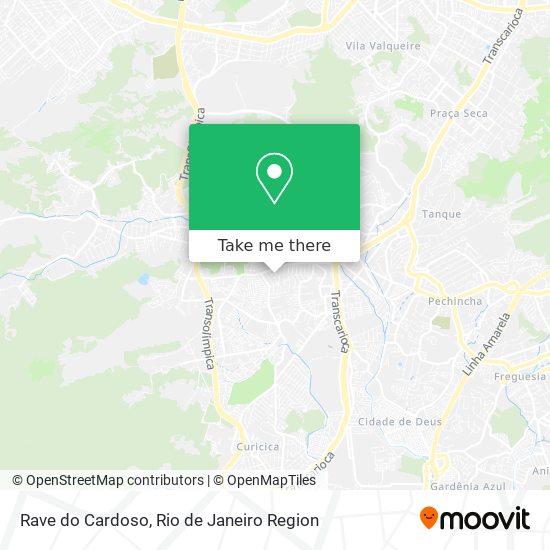 Rave do Cardoso map
