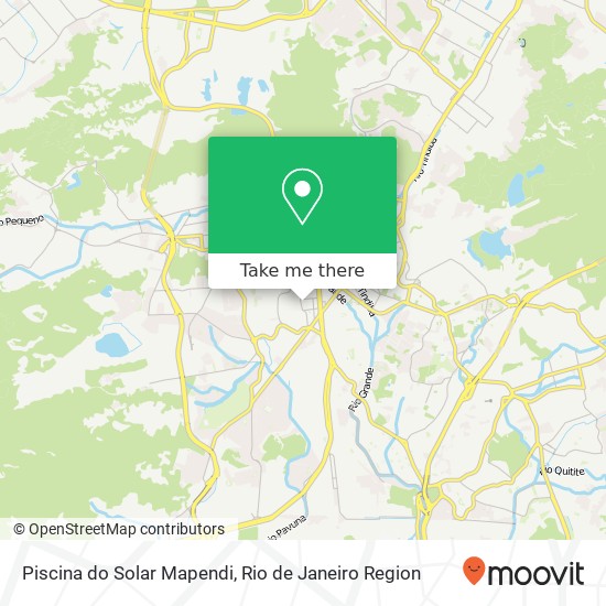 Piscina do Solar Mapendi map