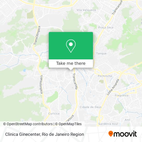 Clinica Ginecenter map