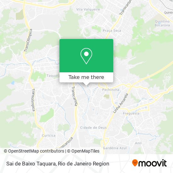 Sai de Baixo Taquara map