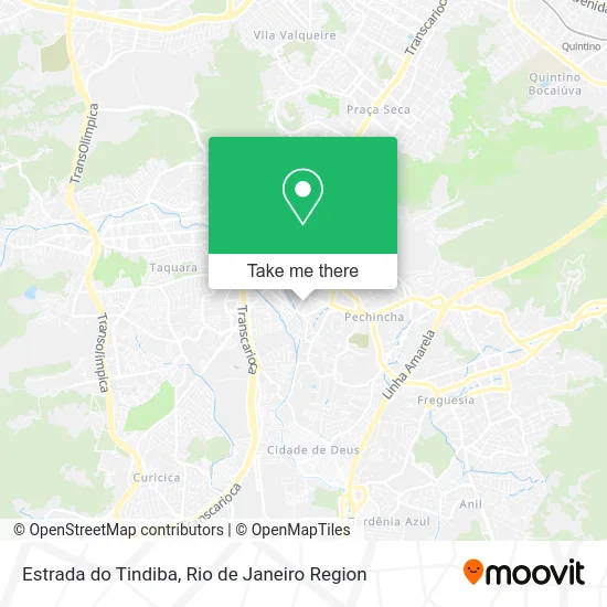 Estrada do Tindiba map