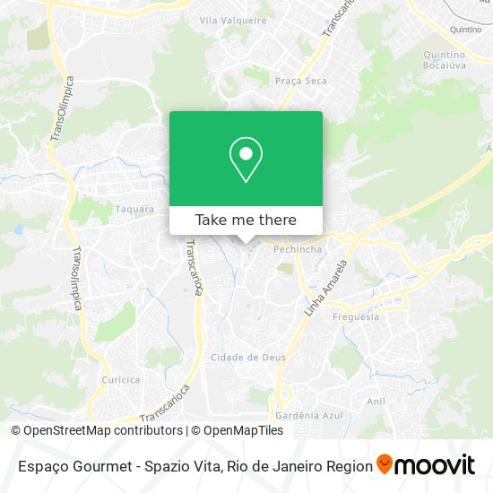 Espaço Gourmet - Spazio Vita map