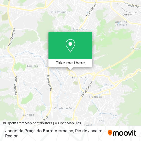 Mapa Jongo da Praça do Barro Vermelho