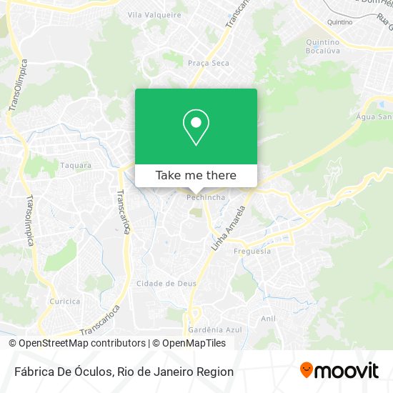 Fábrica De Óculos map