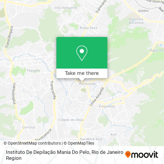 Instituto De Depilação Mania Do Pelo map
