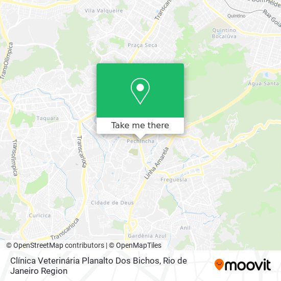 Mapa Clínica Veterinária Planalto Dos Bichos