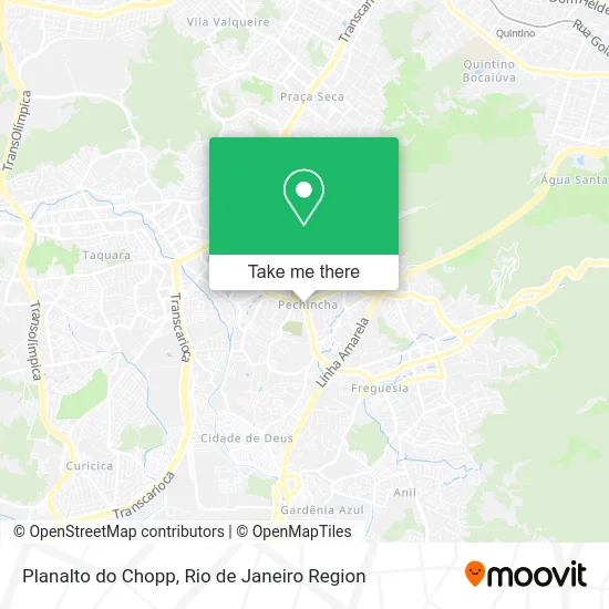 Planalto do Chopp map