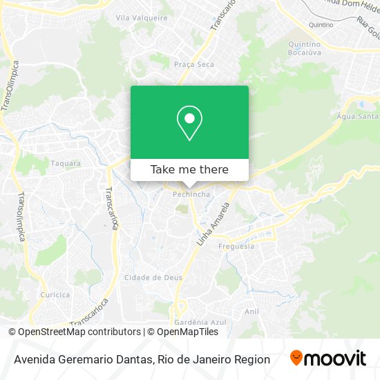 Avenida Geremario Dantas map