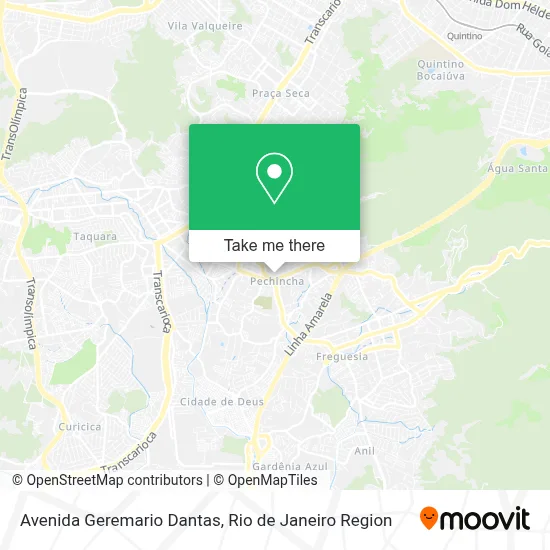 Avenida Geremario Dantas map