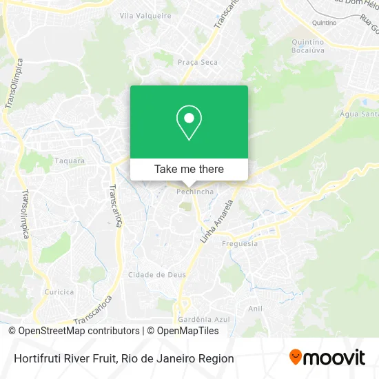 Hortifruti River Fruit map