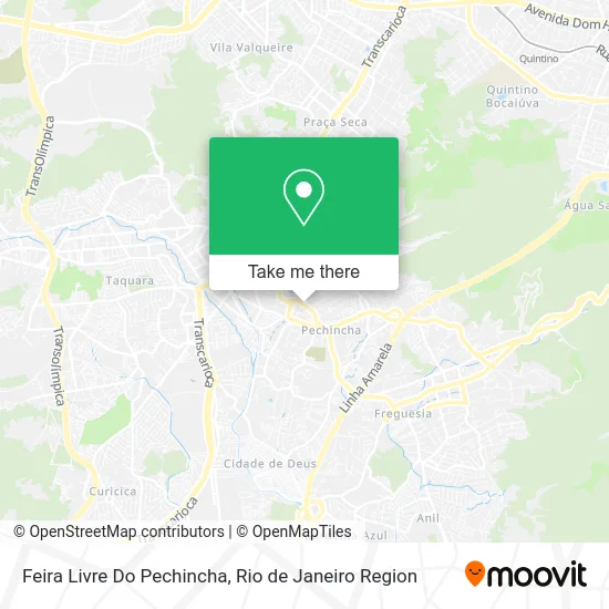 Feira Livre Do Pechincha map