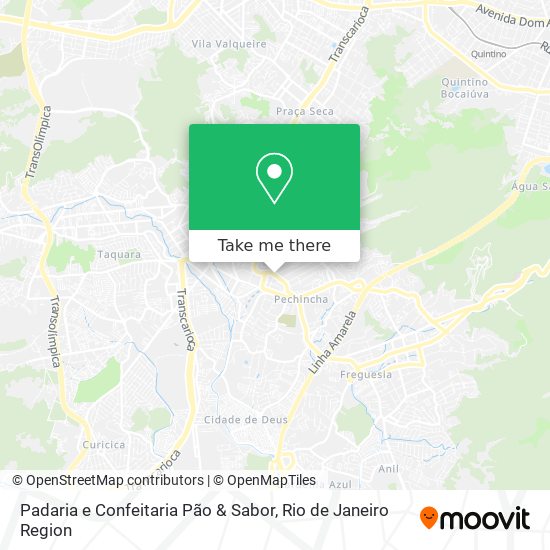 Padaria e Confeitaria Pão & Sabor map