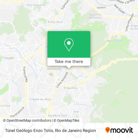 Túnel Geólogo Enzo Totis map