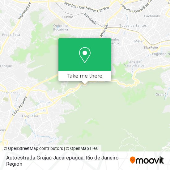 Autoestrada Grajaú-Jacarepaguá map