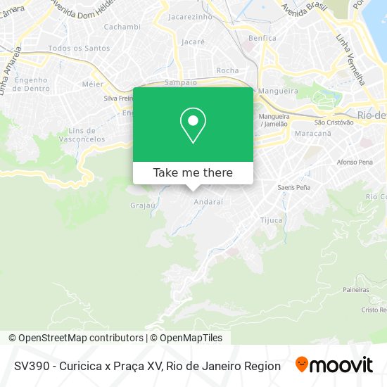 SV390 - Curicica x Praça XV map