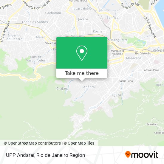 UPP Andaraí map