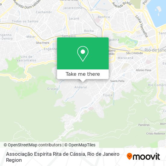 Associação Espírita Rita de Cássia map