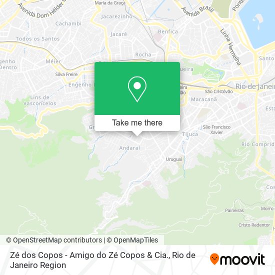 Zé dos Copos - Amigo do Zé Copos & Cia. map