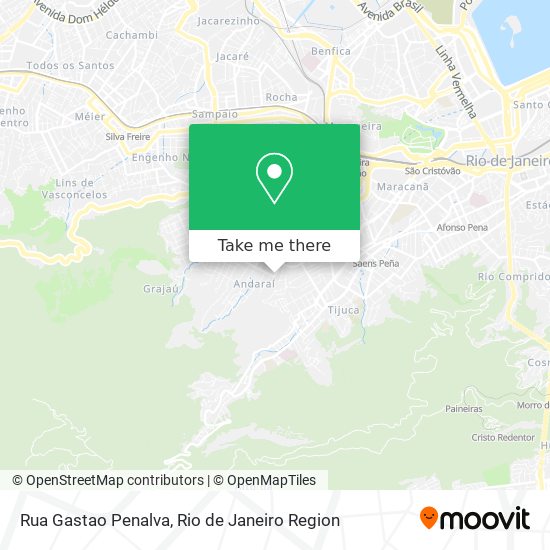 Mapa Rua Gastao Penalva