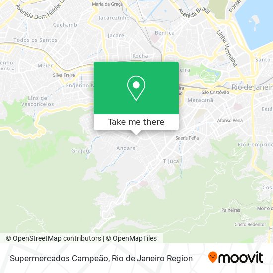 Mapa Supermercados Campeão