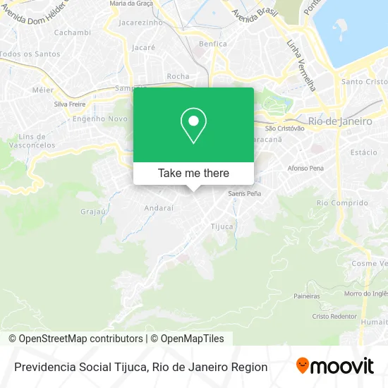 Previdencia Social Tijuca map