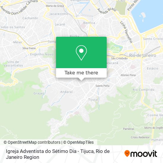 Igreja Adventista do Sétimo Dia - Tijuca map