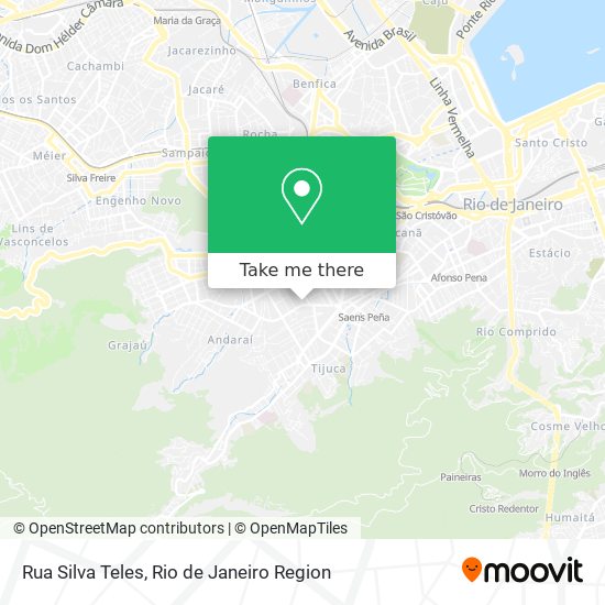 Mapa Rua Silva Teles