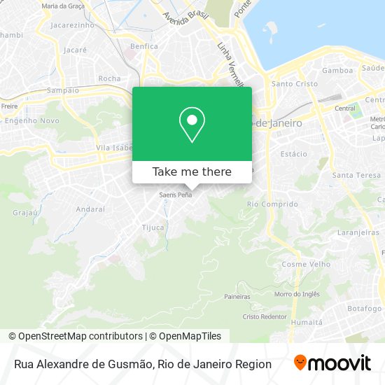 Rua Alexandre de Gusmão map