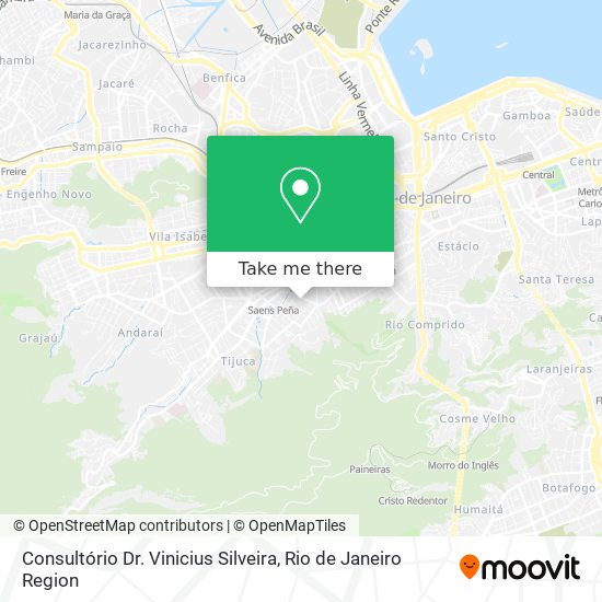 Consultório Dr. Vinicius Silveira map