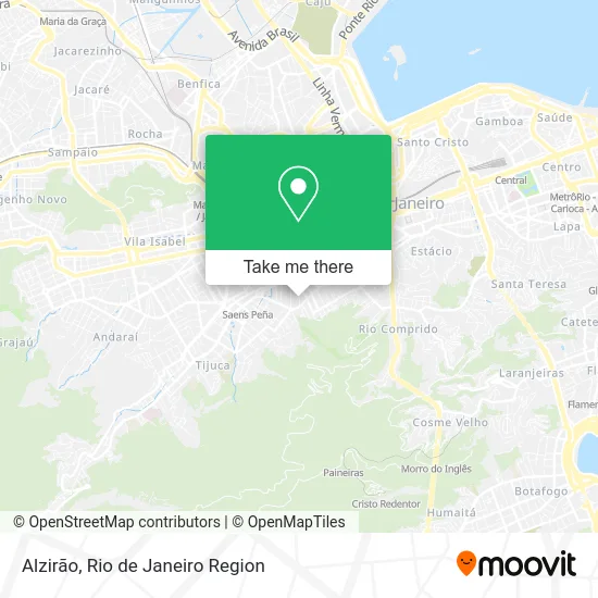 Alzirão map