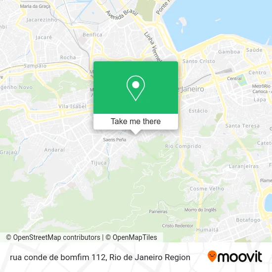 rua conde de bomfim 112 map