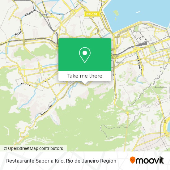 Mapa Restaurante Sabor a Kilo