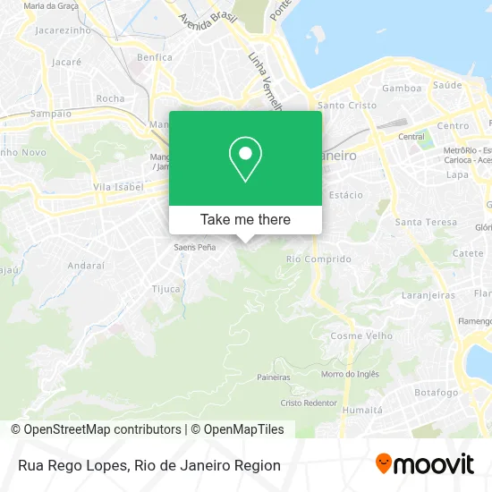 Rua Rego Lopes map