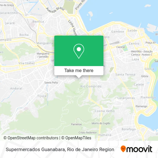 Supermercados Guanabara map